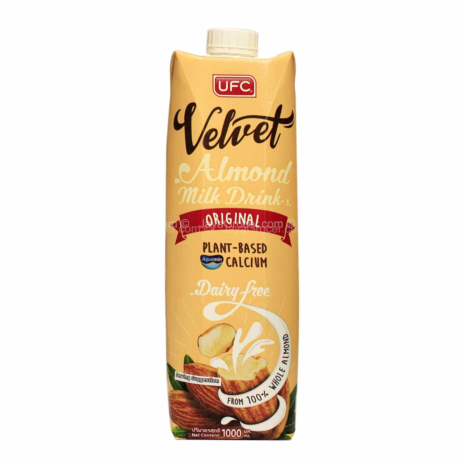 UFC Velvet Dairy Free Almond Milk Drink Original 1L – Jaya Grocer