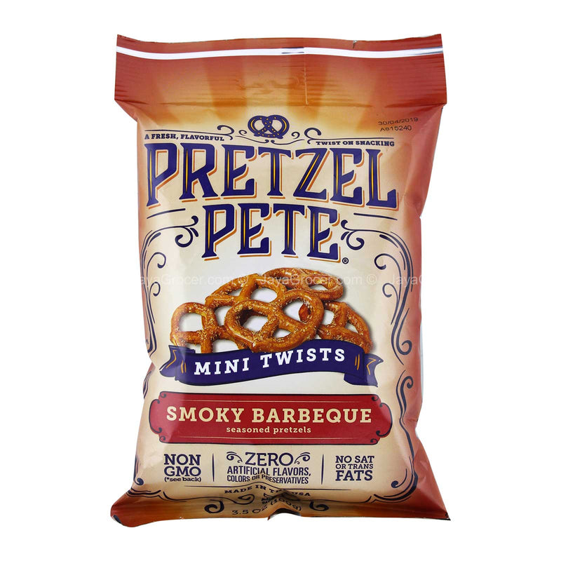 PRETZEL PETE M/TWST SMOKY BBQ 3.5OZ
