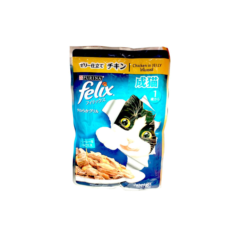 Felix Adult Chicken Cat Food Pouch 70g