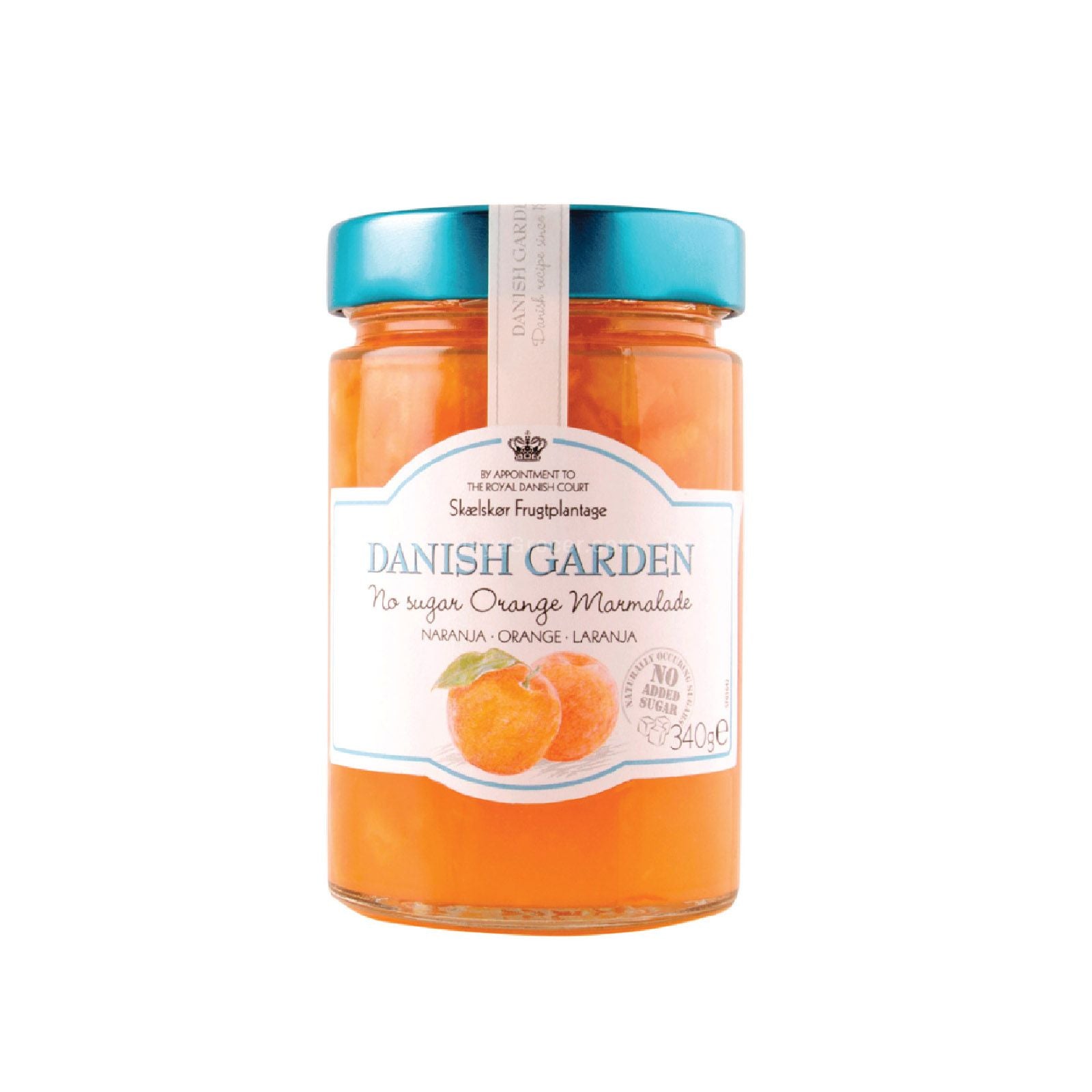 DANISH GARDEN NO SUGAR ADDED ORANGE 340G