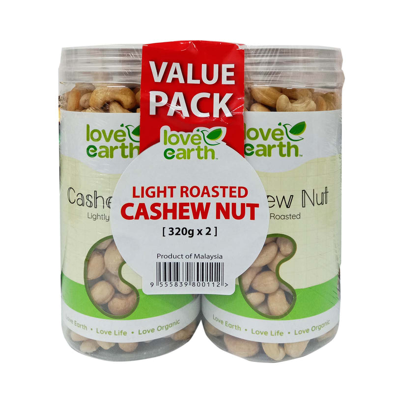 Love Earth Natural Cashew Nut 320g x 2