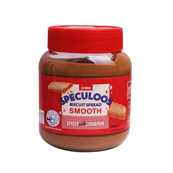 Coles Speculoos Smooth Biscuit Spread 350g
