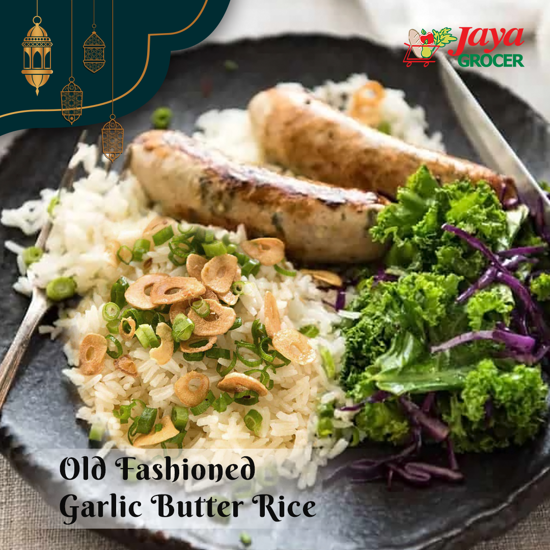 Old English Rice Old Fashioned Garlic Butter Rice – Jaya Grocer | The Starling