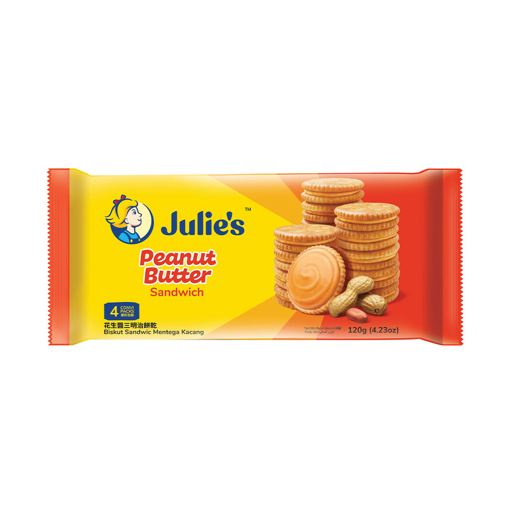 Julie's Peanut Butter Sandwich Biscuits 120g