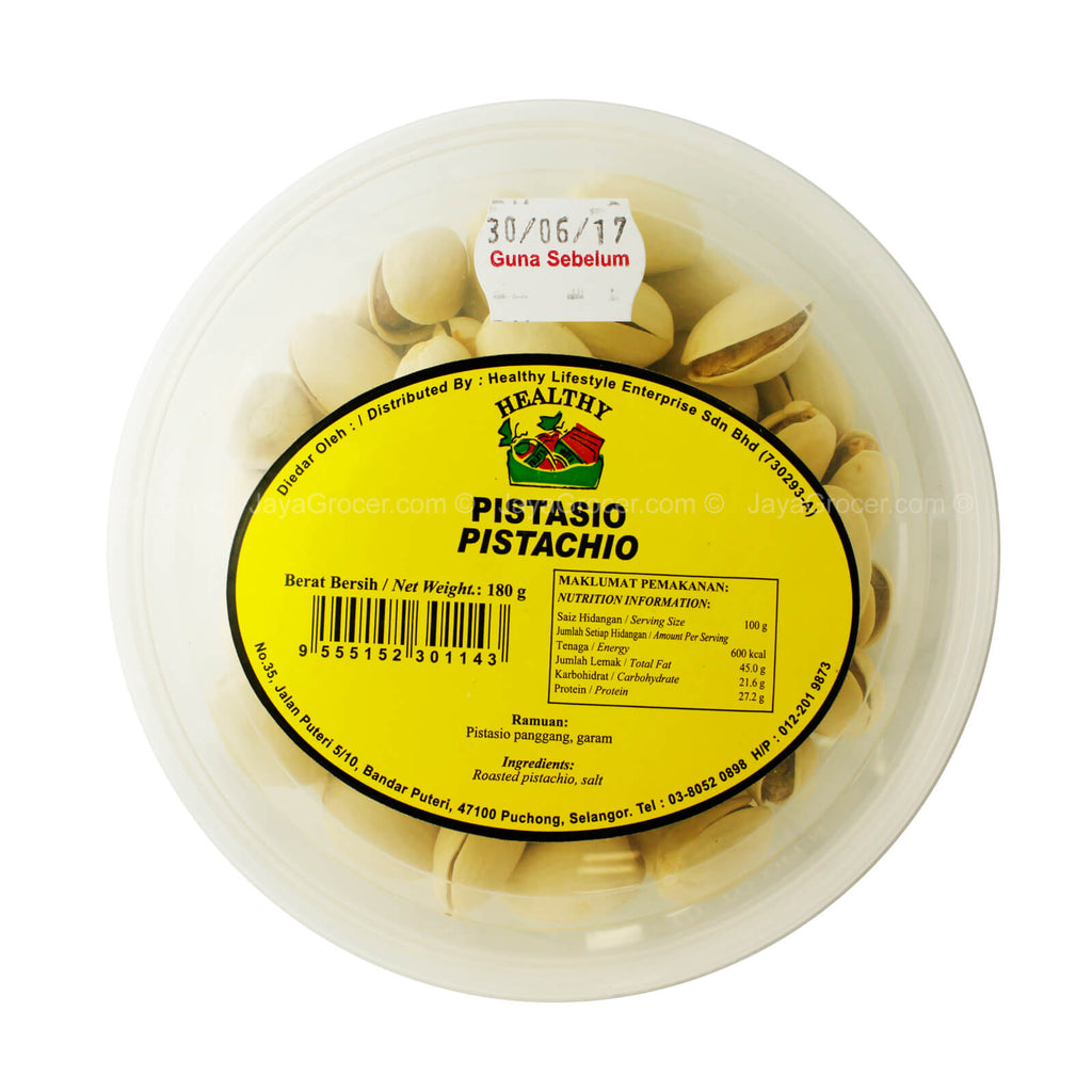 Healthy Pistachio Nuts 180g