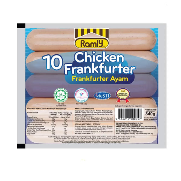 Ramly Chicken Frankfurter 340g (highest price)
