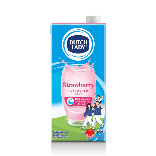 Dutch Lady Pure Farm Strawberry UHT Milk 1L (highest price)