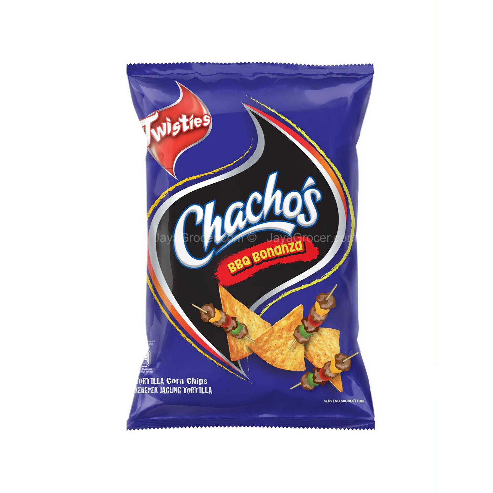 Chacho Ranja Chachos Tortilla Corn Chips BBQ Bonanza Flavour 70g – Jaya Grocer | The ...
