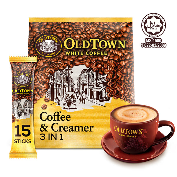 Old Town Coffee & Creamer Instant 2-in-1 Premix White Coffee 25g x 15