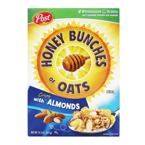 Post Honey Bunches Oats with Almonds 411g (highest price)