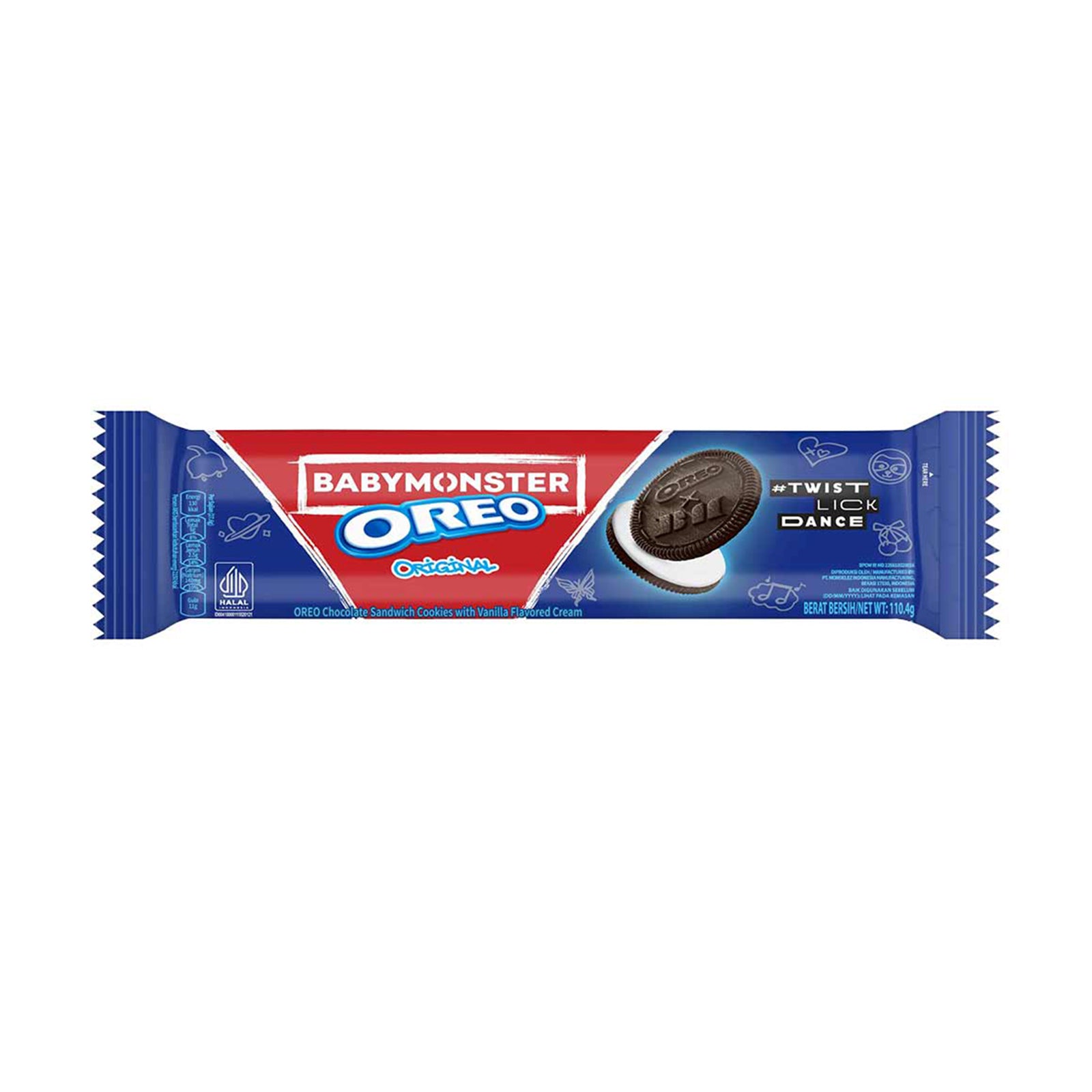 Oreo Vanilla Slug Sandwich Cookies 105g