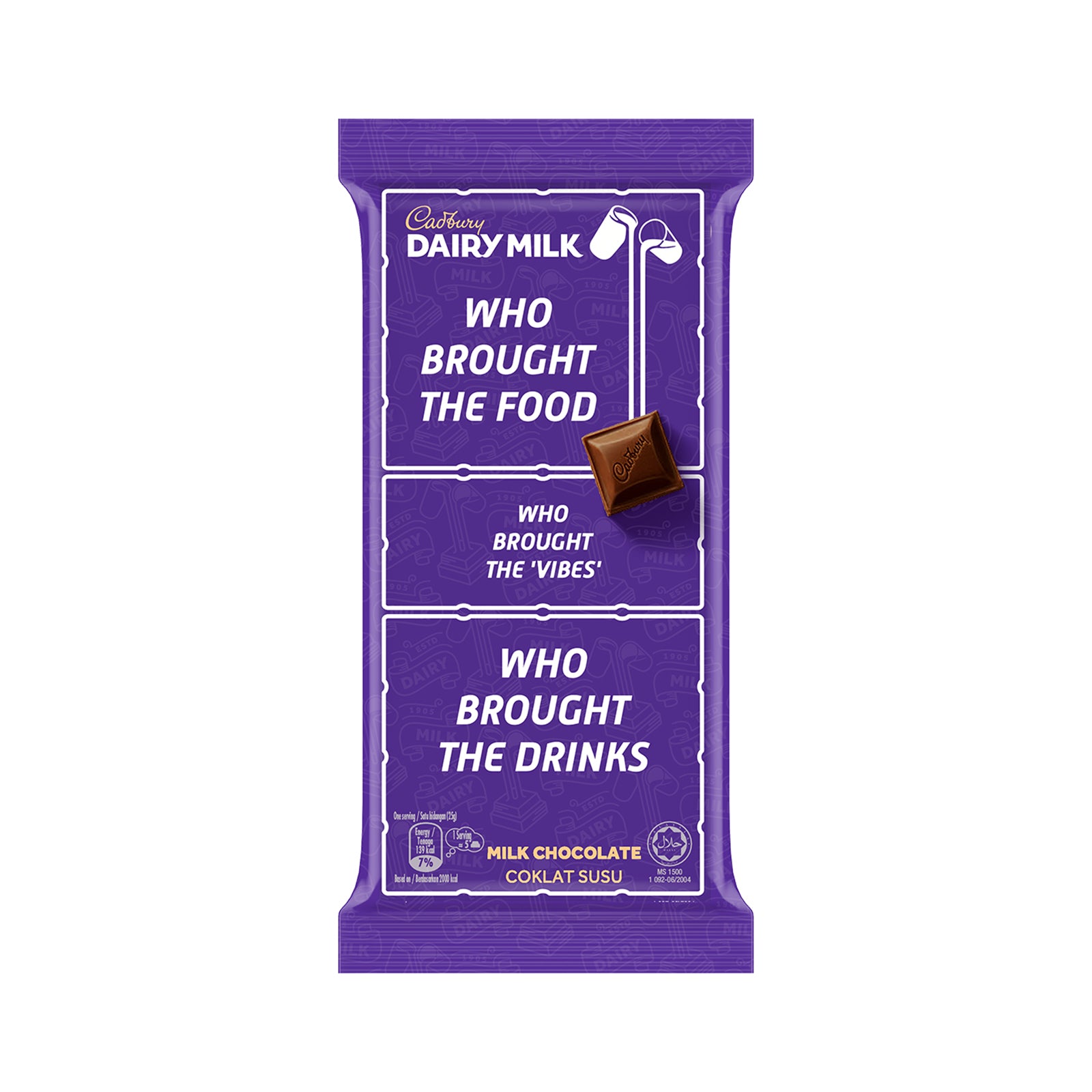Cadbury Dairy Milk Chocolate Bar 135g