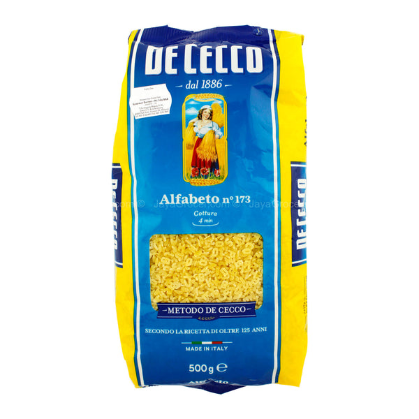 De Cecco Pasta Alfabetto 500g (highest price)