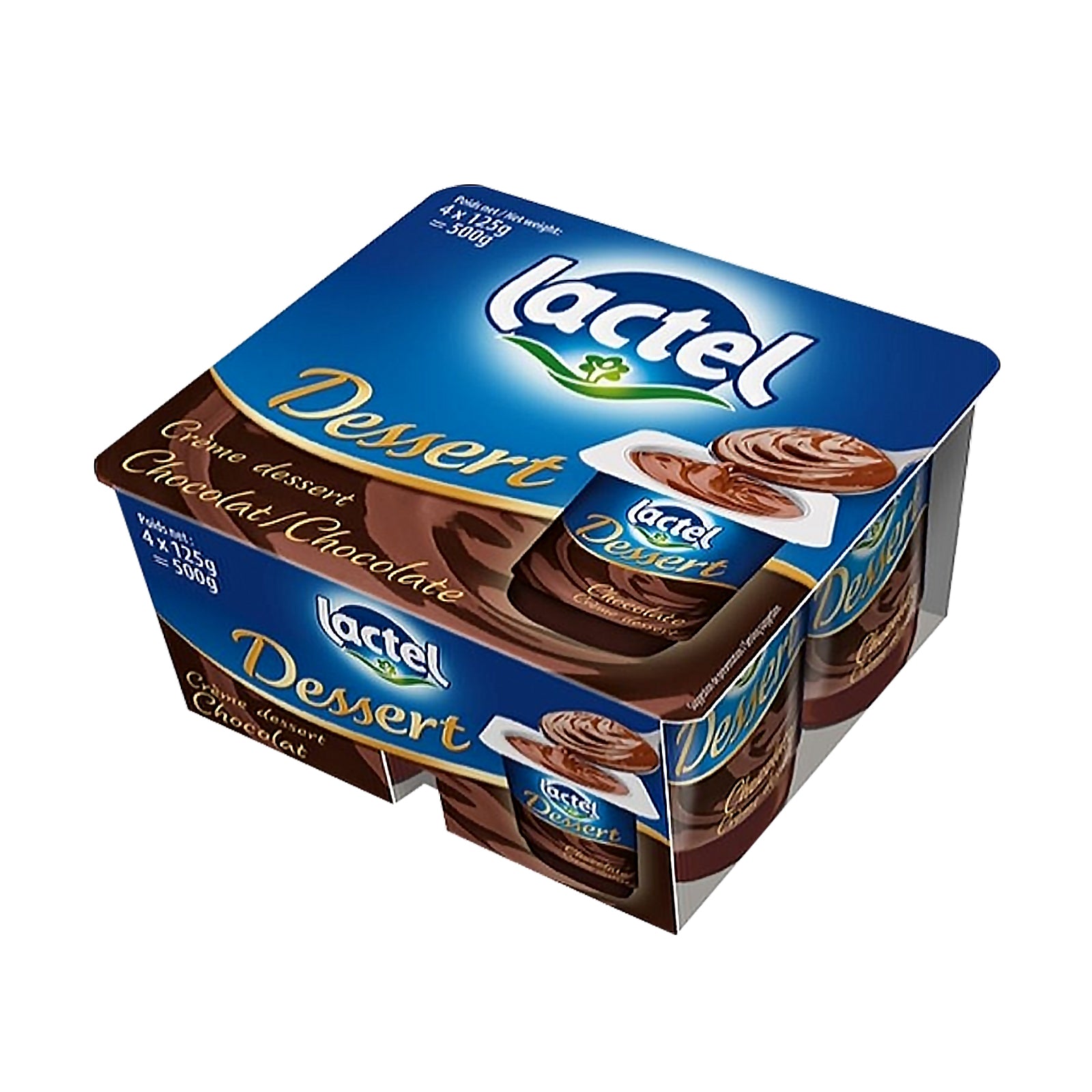 LACTEL UHT DESSERT CHOCOLATE 4X125G