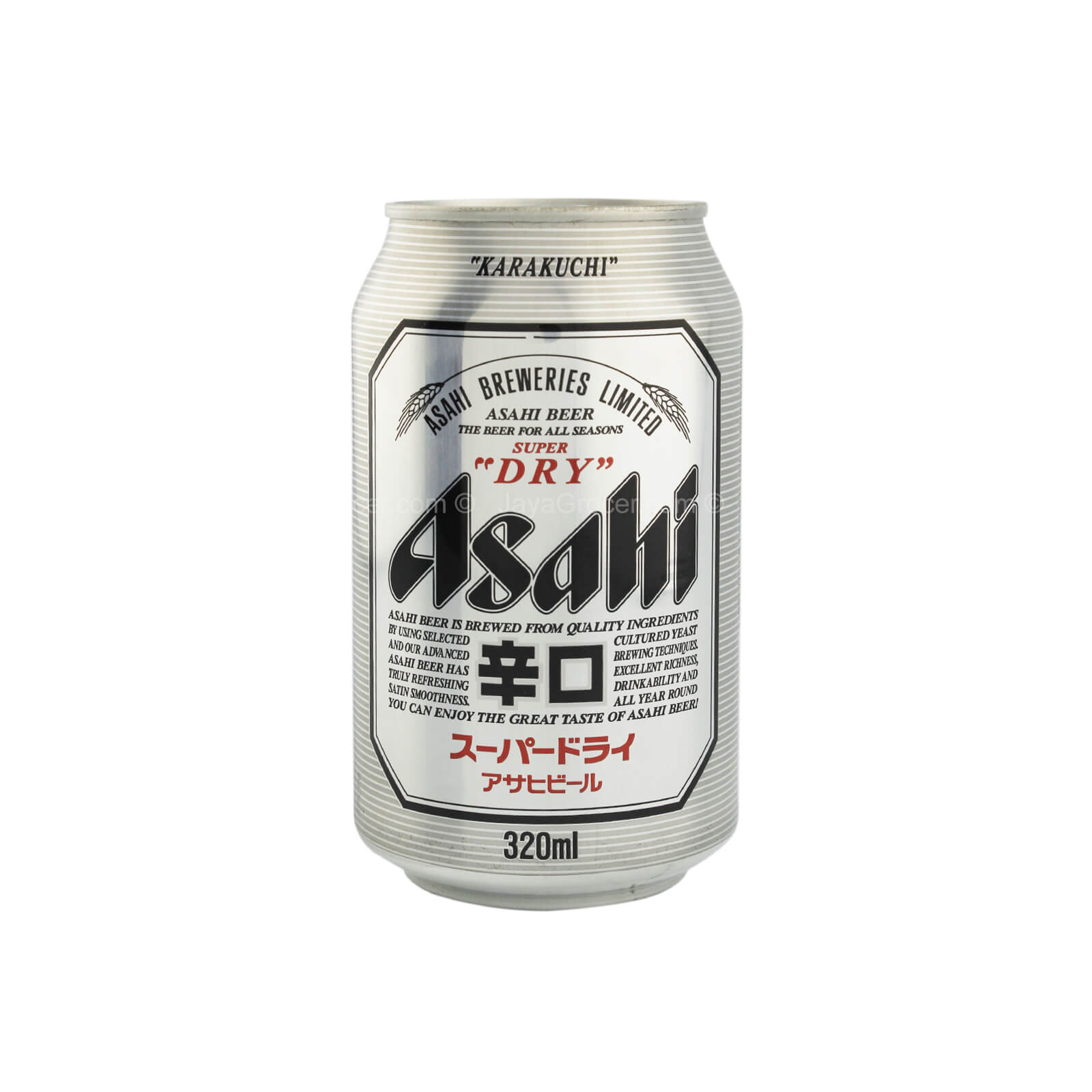 Asahi Super Dry Beer Can 350ml