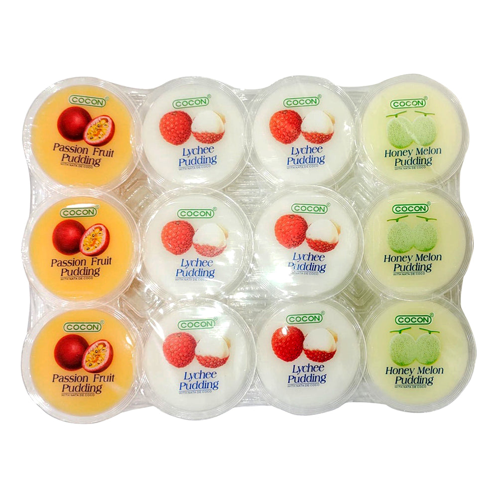 Cocon Nata Decoco Pudding Lychee Flavour 80g x 12