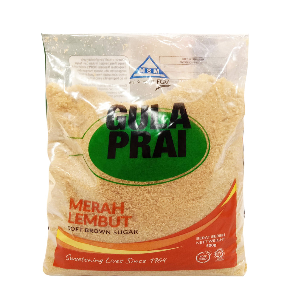 Prai Soft Brown Sugar 500g