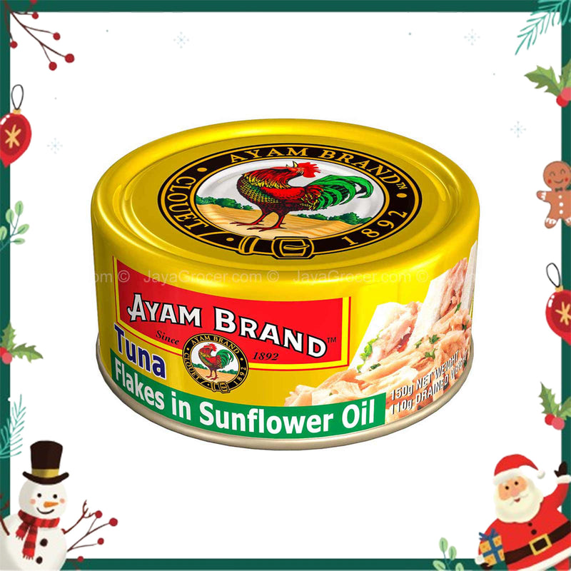 Ayam Brand Tuna Flakes In Sunflower Oil 150g