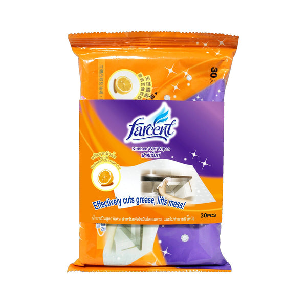 Farcent Kitchen Decontaminate Wet Tissue 30pcs/pack