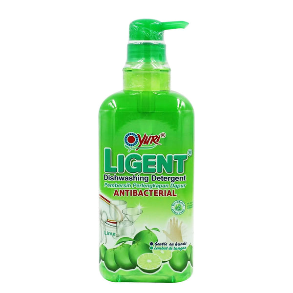 Yuri Ligent Anti-Bacterial Dishwashing Detergent Lime 1L
