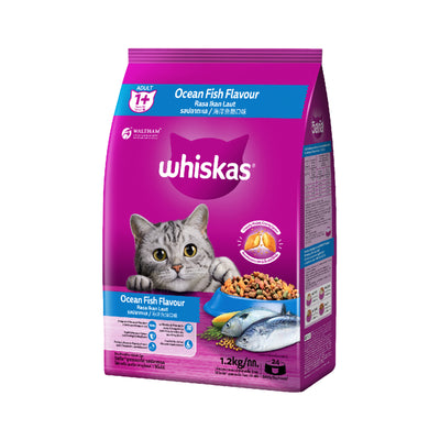 Whiskas Adult Cat Dry Food Ocean Fish Flavor 1.2kg
