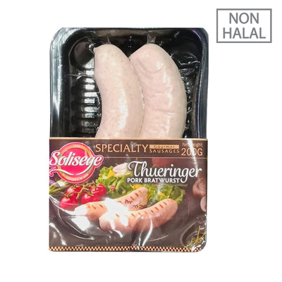 [NON-HALAL] Solid Food Thueringer Bratwurst 200g