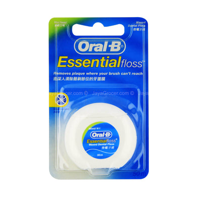 Oral-B 50M Essential Mint Waxed Dental Floss 1pack