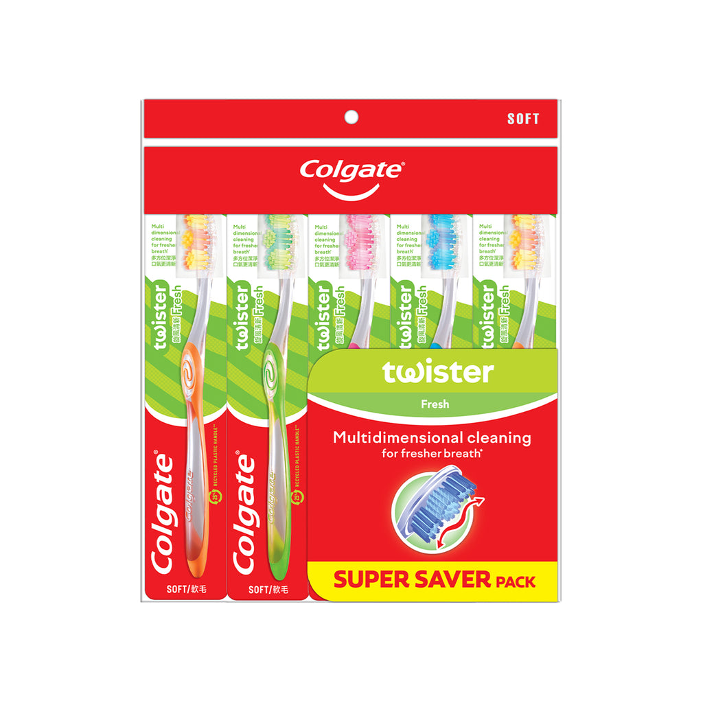 Colgate Twister Toothbrush (Soft) 1pack