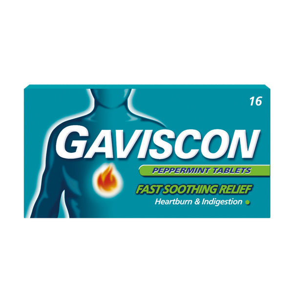 Gaviscon Peppermint Tablet 16pcs/pack (highest price)