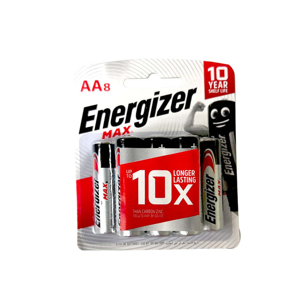 Energizer Max 1.5V AA Alkaline Battery 8pcs/pack (highest price)