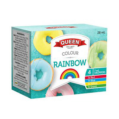Queens Rainbow Food Color 7ml x 4