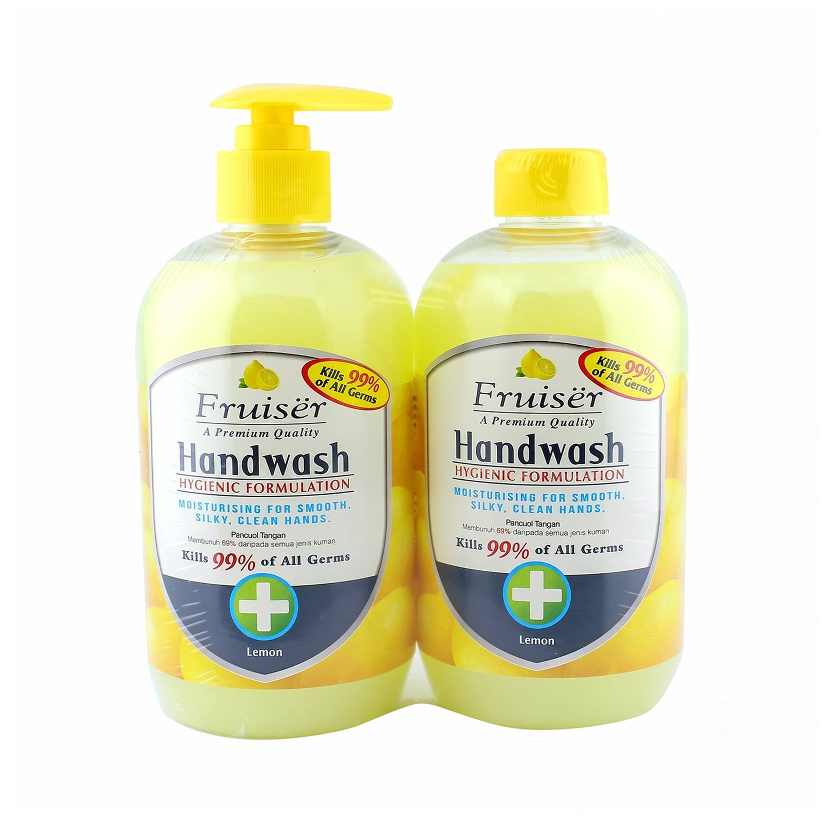 Fruiser Lemon Hand Wash Twin Pack 500ml x 2