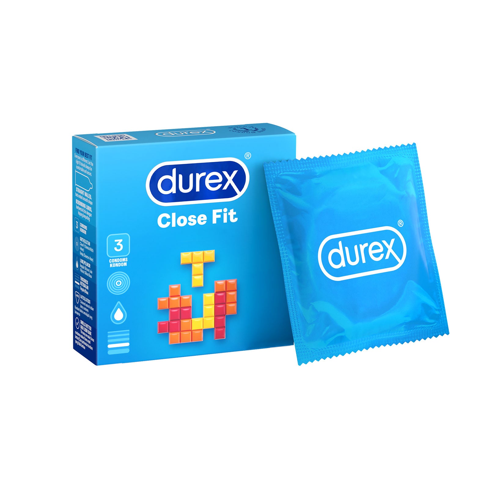 Durex Close Fit Condoms 3pcs/pack