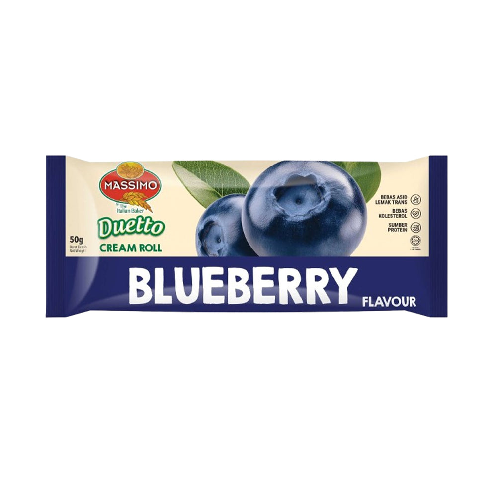 Massimo Duetto Blueberry Cream Bread 50g