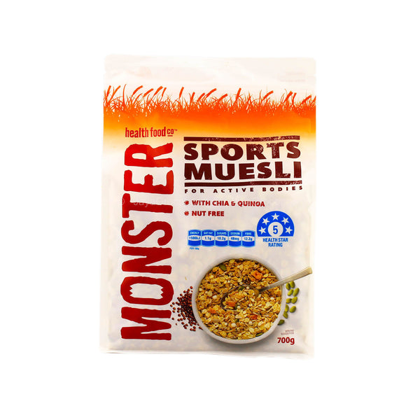 Health Food Co Monster Sports Muesli 700g (highest price)