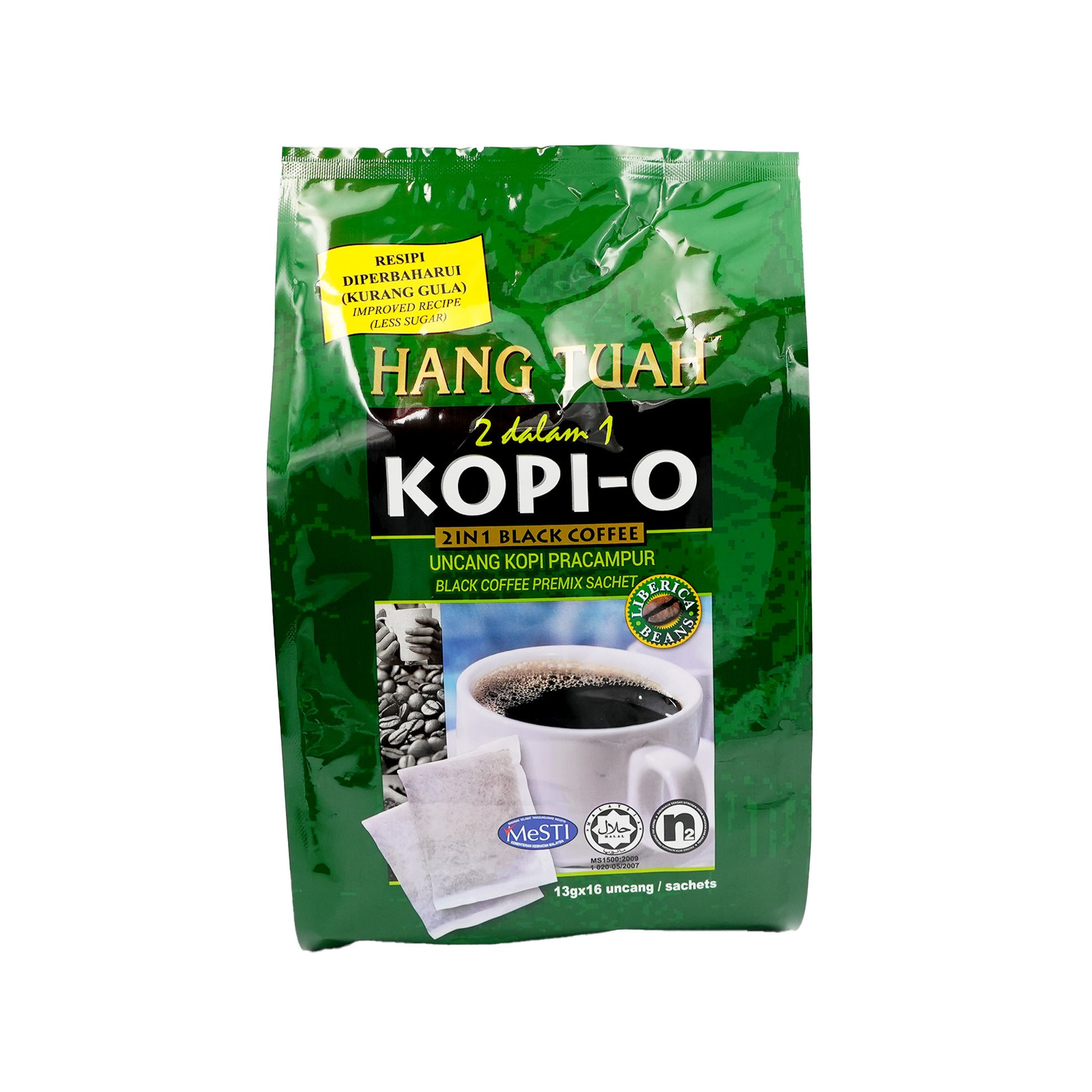 Hang Tuah Kopi 'O' 2 in 1 Special Blend Coffee 25g x 15