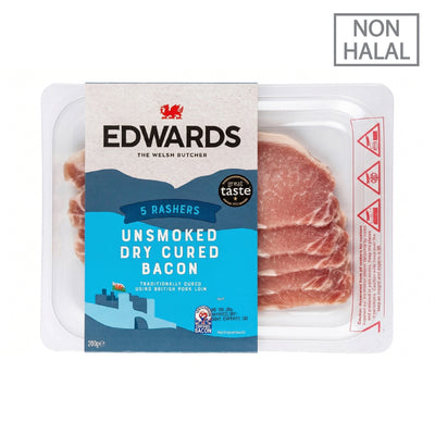 [NON-HALAL] Edwards Traditional Dry Cured Bacon 200g