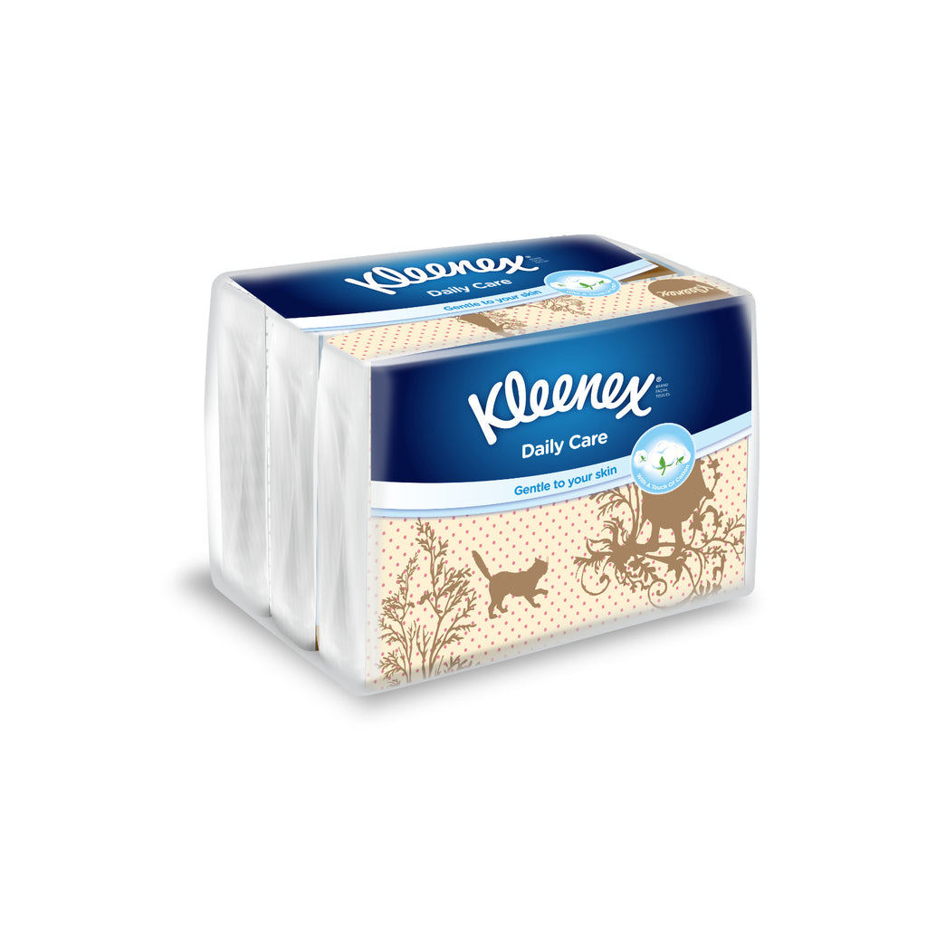 Kleenex Vintage Soft Pack Tissue 50 sheets x 3