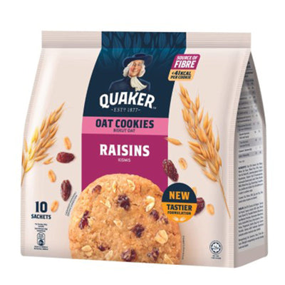 Quaker Oat Raisins Cookies 25g x 10