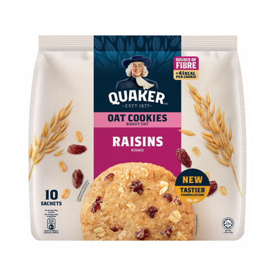 Quaker Oat Raisins Cookies 25g x 10