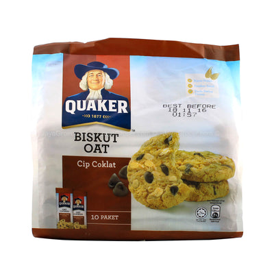 Quaker Oat Chocolate Chip Cookies 25g x 10