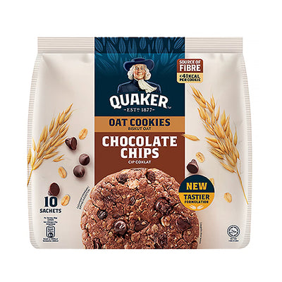 Quaker Oat Chocolate Chip Cookies 25g x 10