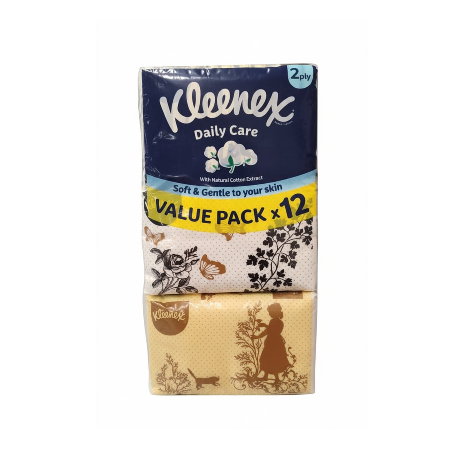 Kleenex Vintage Soft Pack Facial Tissue 50sheets (11+1)