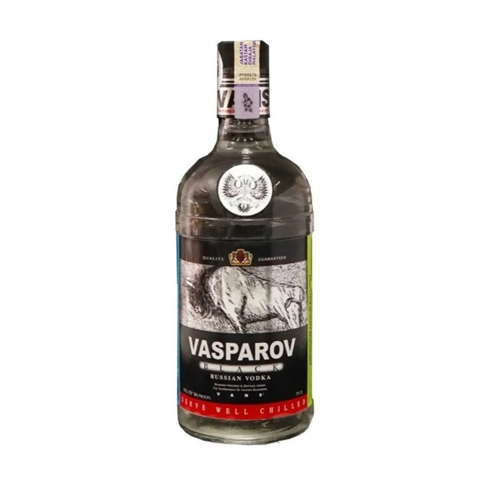 Vasparov Black Russian Vodka 32.5% ABV 750ml