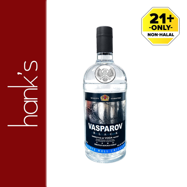 Vasparov Black Russian Vodka 32.5% ABV 750ml