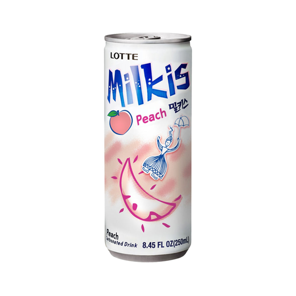 Lotte Milkis Peach Can 250ml
