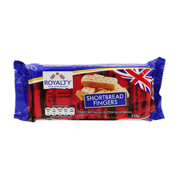 Royalty Shortbread Fingers Biscuits 210g (highest price)