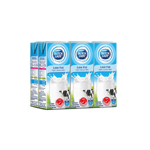 Dutch Lady UHT Low Fat Milk 200ml x 6
