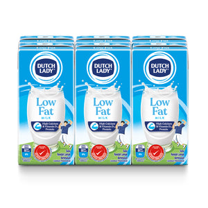 Dutch Lady Pure Farm Low Fat UHT Milk 200ml x 6