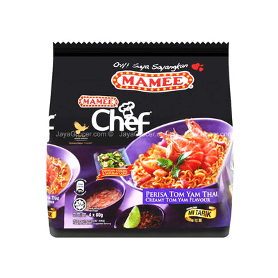 Mamee Chef Creamy Tom Yam Flavour Instant Noodle 82g x 4